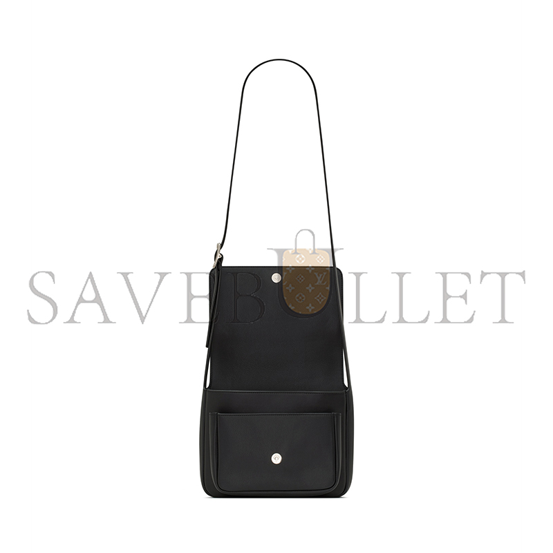 YSL SAINT LAURENT SMALL SATCHEL IN SMOOTH LEATHER 819627AAD491000 (21*16*5cm)
